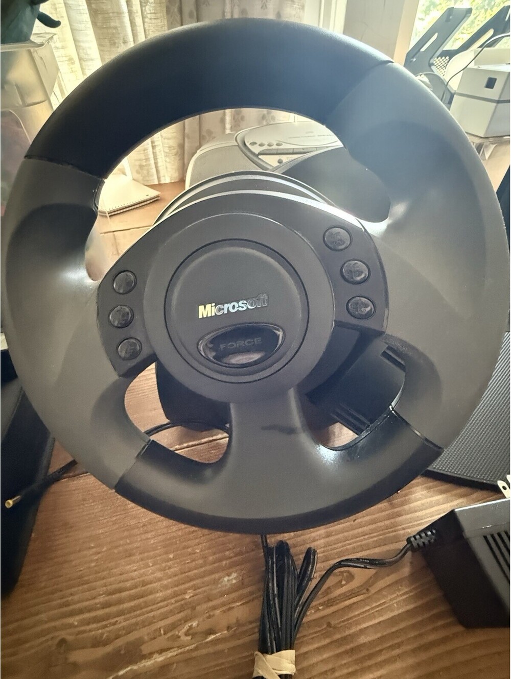 Microsoft SideWinder - Precision Racing Steering Wheel With Pedals & Powercord